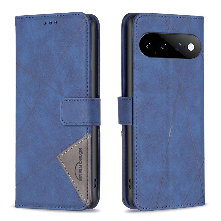 Magnetic Buckle Rhombus Texture Leather Phone Case, For Google Pixel 11 / 11 Pro, For Google Pixel 10a, For Google Pixel 9A, For Google Pixel 9 Pro, For Google Pixel 9, For Google Pixel 8a, For Google Pixel 8 Pro, For Google Pixel 8