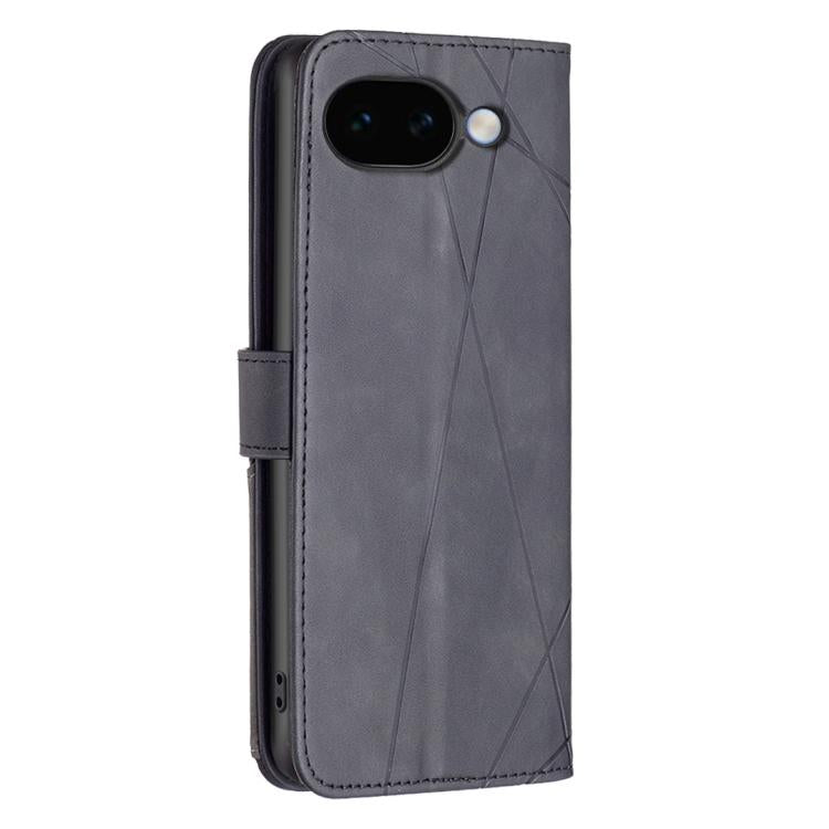 Magnetic Buckle Rhombus Texture Leather Phone Case, For Google Pixel 11a, For Google Pixel 11 / 11 Pro, For Google Pixel 10a, For Google Pixel 9A, For Google Pixel 9 Pro, For Google Pixel 9, For Google Pixel 8a, For Google Pixel 8 Pro