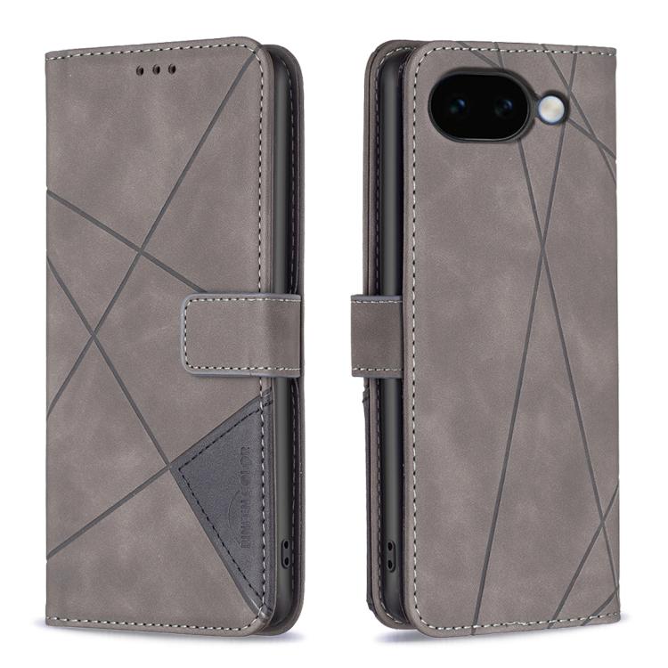 Magnetic Buckle Rhombus Texture Leather Phone Case, For Google Pixel 11a, For Google Pixel 11 / 11 Pro, For Google Pixel 10a, For Google Pixel 9A, For Google Pixel 9 Pro, For Google Pixel 9, For Google Pixel 8a, For Google Pixel 8 Pro