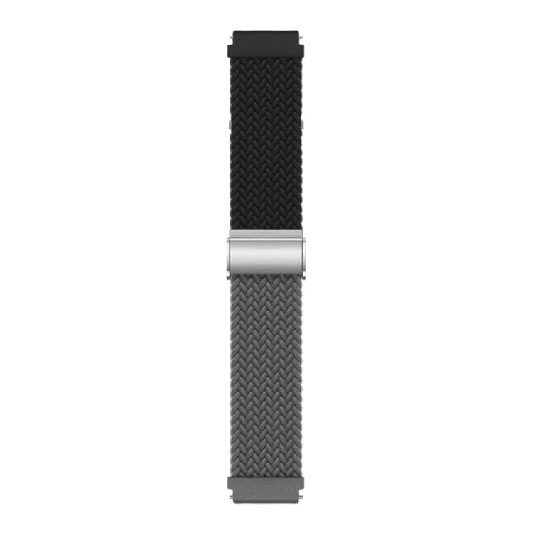 Buckle Braided Nylon Watch Band, 20mm, 22mm