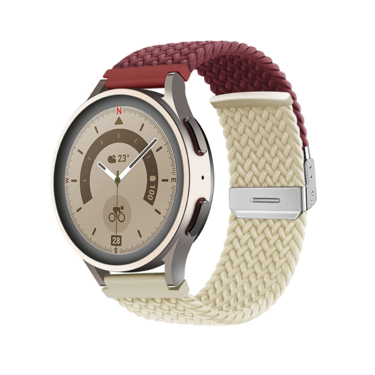 Buckle Braided Nylon Watch Band, 20mm, 22mm