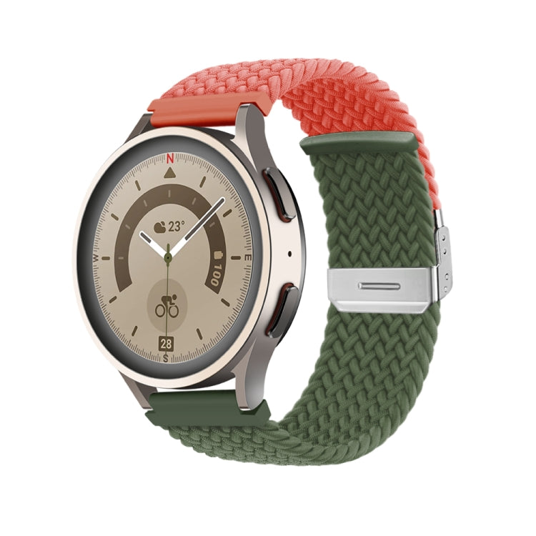 Buckle Braided Nylon Watch Band, 20mm, 22mm