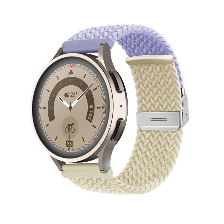 Buckle Braided Nylon Watch Band, 20mm, 22mm