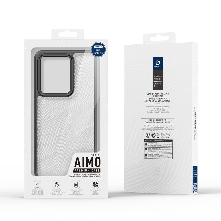 DUX DUCIS Aimo Series TPU + PC Frosted Feel Phone Case, For Realme 15 5G / 15 Pro 5G