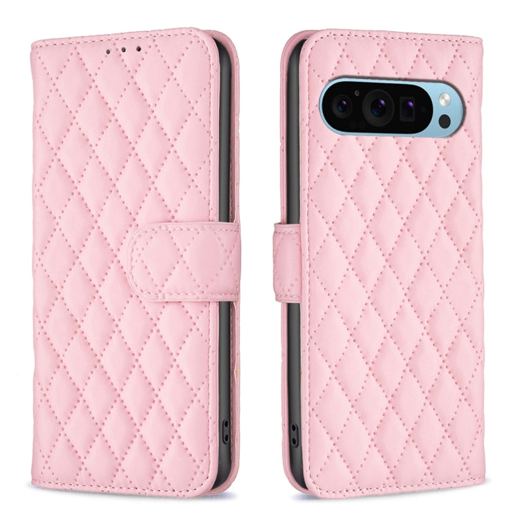 Diamond Lattice Wallet Leather Flip Phone Case, For Google Pixel 11 / 11 Pro, For Google Pixel 9 Pro, For Google Pixel 9, For Google Pixel 8a, For Google Pixel 8 Pro, For Google Pixel 8