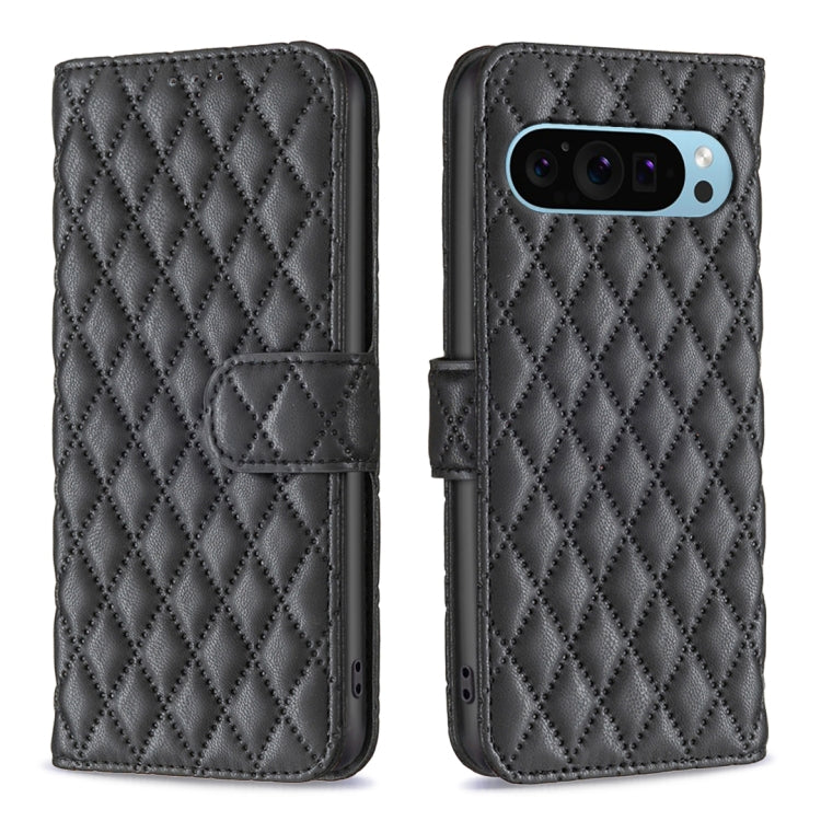 Diamond Lattice Wallet Leather Flip Phone Case, For Google Pixel 11 / 11 Pro, For Google Pixel 9 Pro, For Google Pixel 9, For Google Pixel 8a, For Google Pixel 8 Pro, For Google Pixel 8