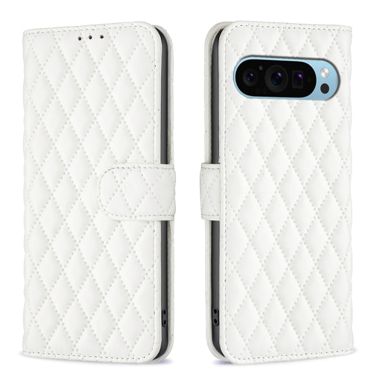 Diamond Lattice Wallet Leather Flip Phone Case, For Google Pixel 11 / 11 Pro, For Google Pixel 9 Pro, For Google Pixel 9, For Google Pixel 8a, For Google Pixel 8 Pro, For Google Pixel 8