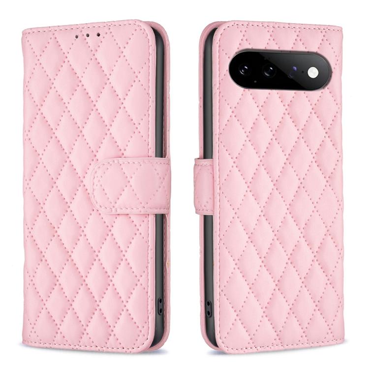 Diamond Lattice Wallet Leather Flip Phone Case, For Google Pixel 11 / 11 Pro, For Google Pixel 9 Pro, For Google Pixel 9, For Google Pixel 8a, For Google Pixel 8 Pro, For Google Pixel 8