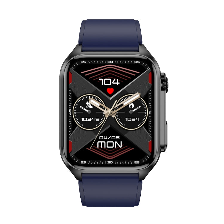 TK12 1.96 inch IP67 Waterproof Silicone Band Smart Watch Supports ECG / Remote Families Care / Bluetooth Call / Body Temperature Monitoring