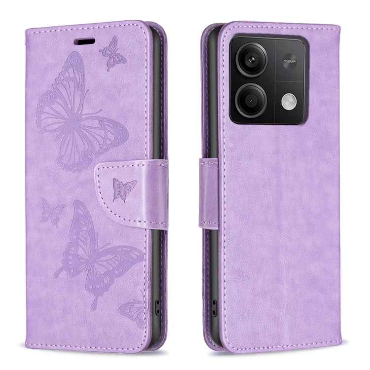 Two Butterflies Embossing Leather Phone Case, For Xiaomi Redmi Note 13 Pro 4G Global, For Xiaomi Poco M6 Pro 4G, For Xiaomi Redmi Note 13 4G Global, For Xiaomi Redmi Note 13, For Xiaomi Redmi 13C, For Xiaomi Redmi Note 13 Pro+ 5G                       ...