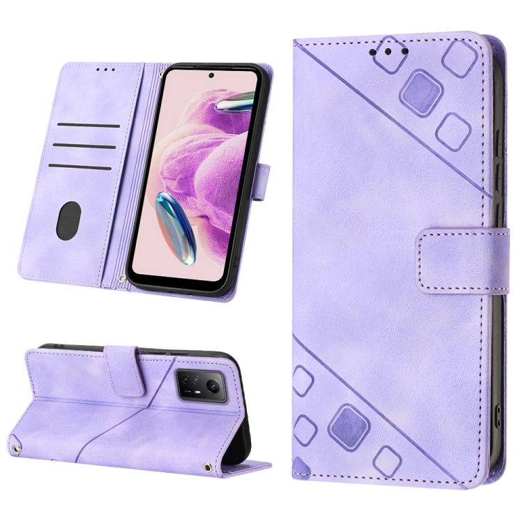 Skin Feel Embossed Leather Phone Case, For Xiaomi Redmi K70 / K70 Pro, For Xiaomi 13T, For Xiaomi Poco F5 5G/Redmi Note 12 Turbo, For Xiaomi Poco F5 Pro 5G/Redmi K60, For Xiaomi Redmi Note 12S 4G Global, For Xiaomi Poco C51 / A2+, For Xiaomi 13 Ultra  ...