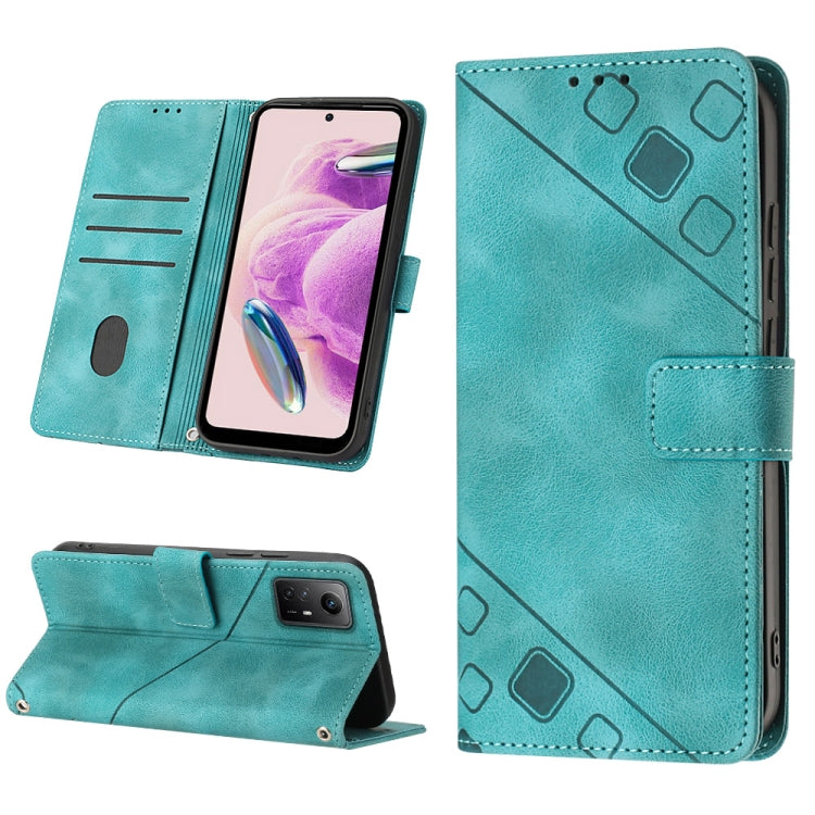 Skin Feel Embossed Leather Phone Case, For Xiaomi Redmi K70 / K70 Pro, For Xiaomi 13T, For Xiaomi Poco F5 5G/Redmi Note 12 Turbo, For Xiaomi Poco F5 Pro 5G/Redmi K60, For Xiaomi Redmi Note 12S 4G Global, For Xiaomi Poco C51 / A2+, For Xiaomi 13 Ultra  ...