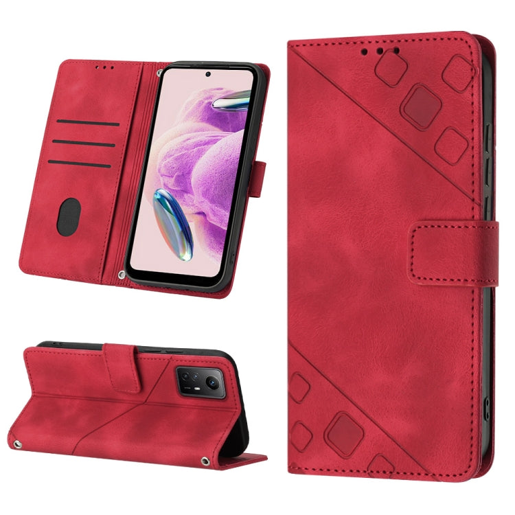 Skin Feel Embossed Leather Phone Case, For Xiaomi Redmi K70 / K70 Pro, For Xiaomi 13T, For Xiaomi Poco F5 5G/Redmi Note 12 Turbo, For Xiaomi Poco F5 Pro 5G/Redmi K60, For Xiaomi Redmi Note 12S 4G Global, For Xiaomi Poco C51 / A2+, For Xiaomi 13 Ultra  ...