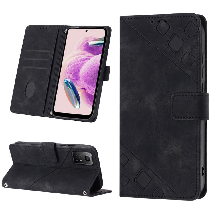 Skin Feel Embossed Leather Phone Case, For Xiaomi Redmi K70 / K70 Pro, For Xiaomi 13T, For Xiaomi Poco F5 5G/Redmi Note 12 Turbo, For Xiaomi Poco F5 Pro 5G/Redmi K60, For Xiaomi Redmi Note 12S 4G Global, For Xiaomi Poco C51 / A2+, For Xiaomi 13 Ultra  ...