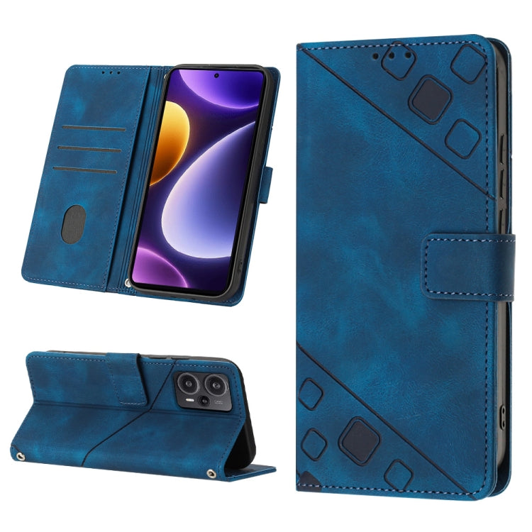Skin Feel Embossed Leather Phone Case, For Xiaomi Redmi K70 / K70 Pro, For Xiaomi 13T, For Xiaomi Poco F5 5G/Redmi Note 12 Turbo, For Xiaomi Poco F5 Pro 5G/Redmi K60, For Xiaomi Redmi Note 12S 4G Global, For Xiaomi Poco C51 / A2+, For Xiaomi 13 Ultra  ...