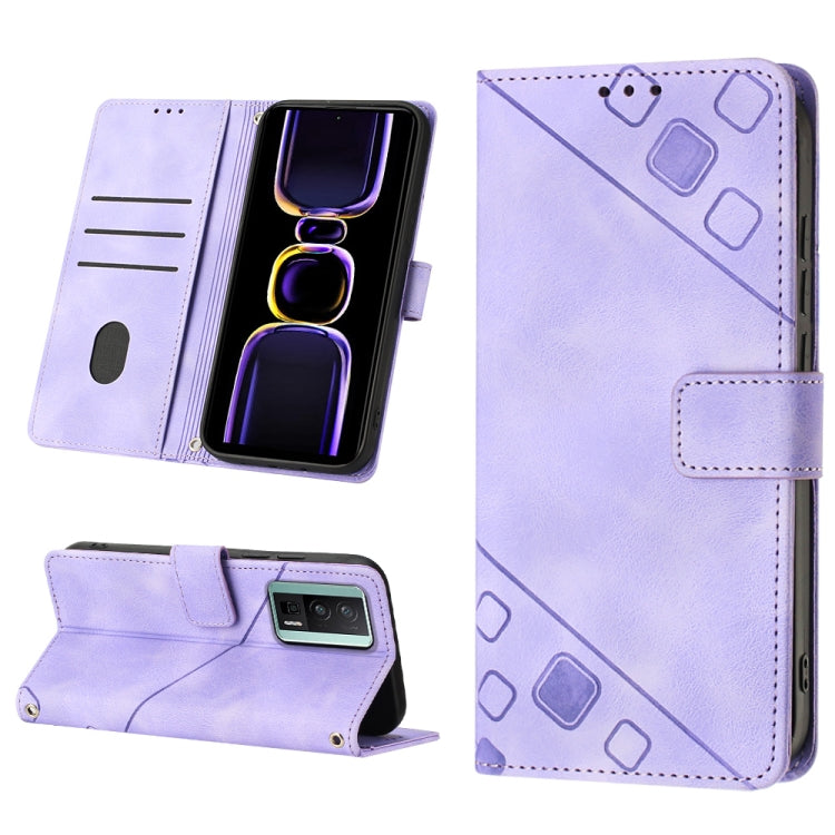 Skin Feel Embossed Leather Phone Case, For Xiaomi Redmi K70 / K70 Pro, For Xiaomi 13T, For Xiaomi Poco F5 5G/Redmi Note 12 Turbo, For Xiaomi Poco F5 Pro 5G/Redmi K60, For Xiaomi Redmi Note 12S 4G Global, For Xiaomi Poco C51 / A2+, For Xiaomi 13 Ultra  ...