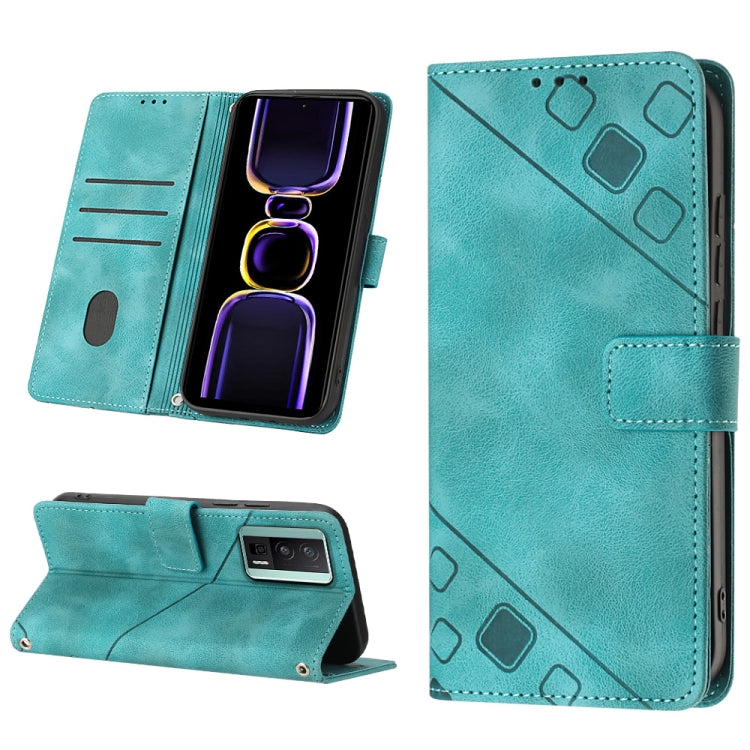 Skin Feel Embossed Leather Phone Case, For Xiaomi Redmi K70 / K70 Pro, For Xiaomi 13T, For Xiaomi Poco F5 5G/Redmi Note 12 Turbo, For Xiaomi Poco F5 Pro 5G/Redmi K60, For Xiaomi Redmi Note 12S 4G Global, For Xiaomi Poco C51 / A2+, For Xiaomi 13 Ultra  ...