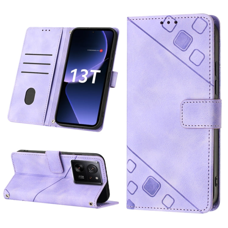Skin Feel Embossed Leather Phone Case, For Xiaomi Redmi K70 / K70 Pro, For Xiaomi 13T, For Xiaomi Poco F5 5G/Redmi Note 12 Turbo, For Xiaomi Poco F5 Pro 5G/Redmi K60, For Xiaomi Redmi Note 12S 4G Global, For Xiaomi Poco C51 / A2+, For Xiaomi 13 Ultra  ...