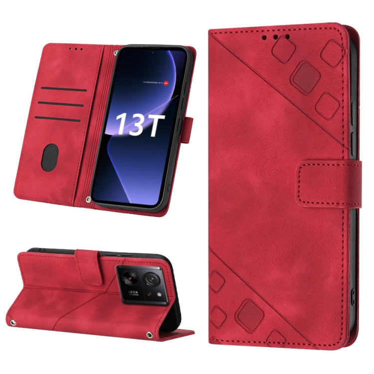 Skin Feel Embossed Leather Phone Case, For Xiaomi Redmi K70 / K70 Pro, For Xiaomi 13T, For Xiaomi Poco F5 5G/Redmi Note 12 Turbo, For Xiaomi Poco F5 Pro 5G/Redmi K60, For Xiaomi Redmi Note 12S 4G Global, For Xiaomi Poco C51 / A2+, For Xiaomi 13 Ultra  ...
