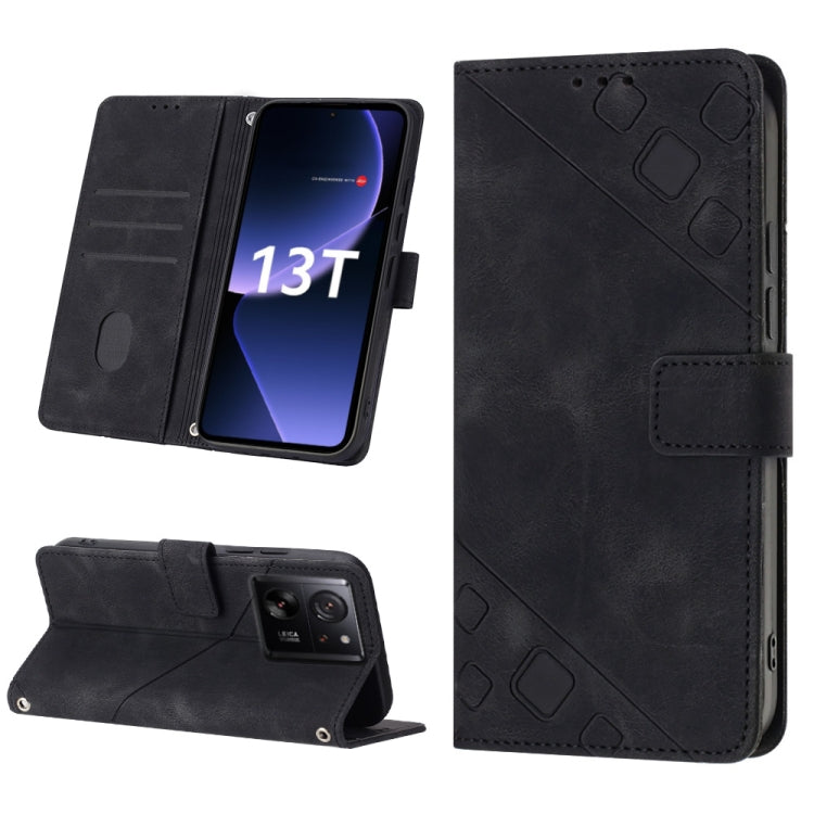 Skin Feel Embossed Leather Phone Case, For Xiaomi Redmi K70 / K70 Pro, For Xiaomi 13T, For Xiaomi Poco F5 5G/Redmi Note 12 Turbo, For Xiaomi Poco F5 Pro 5G/Redmi K60, For Xiaomi Redmi Note 12S 4G Global, For Xiaomi Poco C51 / A2+, For Xiaomi 13 Ultra  ...