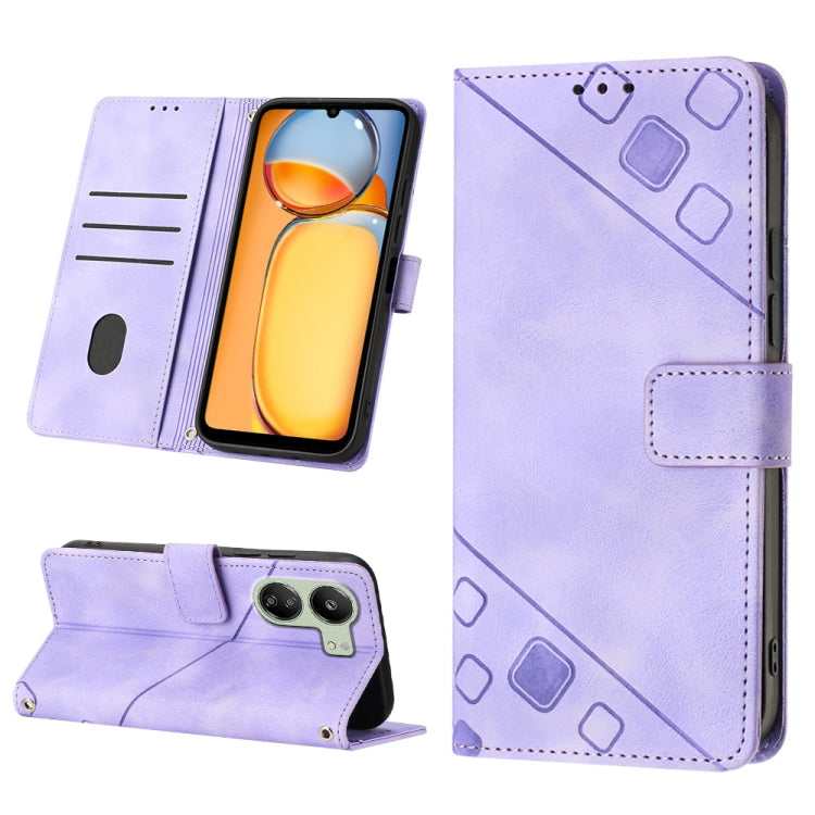 Skin Feel Embossed Leather Phone Case, For Xiaomi 14 Ultra, For Xiaomi 14 Pro, For Xiaomi 14, For Xiaomi Redmi Note 13 5G Global, For Xiaomi Redmi 13C, For Xiaomi Redmi Note 13 Pro+ 5G, For Xiaomi Redmi Note 13 Pro 5G Global                            ...