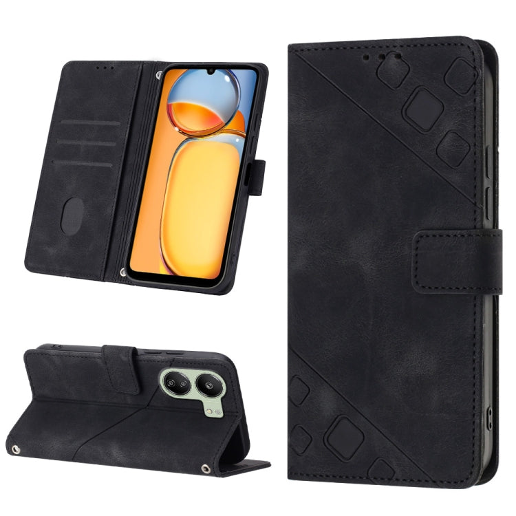 Skin Feel Embossed Leather Phone Case, For Xiaomi 14 Ultra, For Xiaomi 14 Pro, For Xiaomi 14, For Xiaomi Redmi Note 13 5G Global, For Xiaomi Redmi 13C, For Xiaomi Redmi Note 13 Pro+ 5G, For Xiaomi Redmi Note 13 Pro 5G Global                            ...