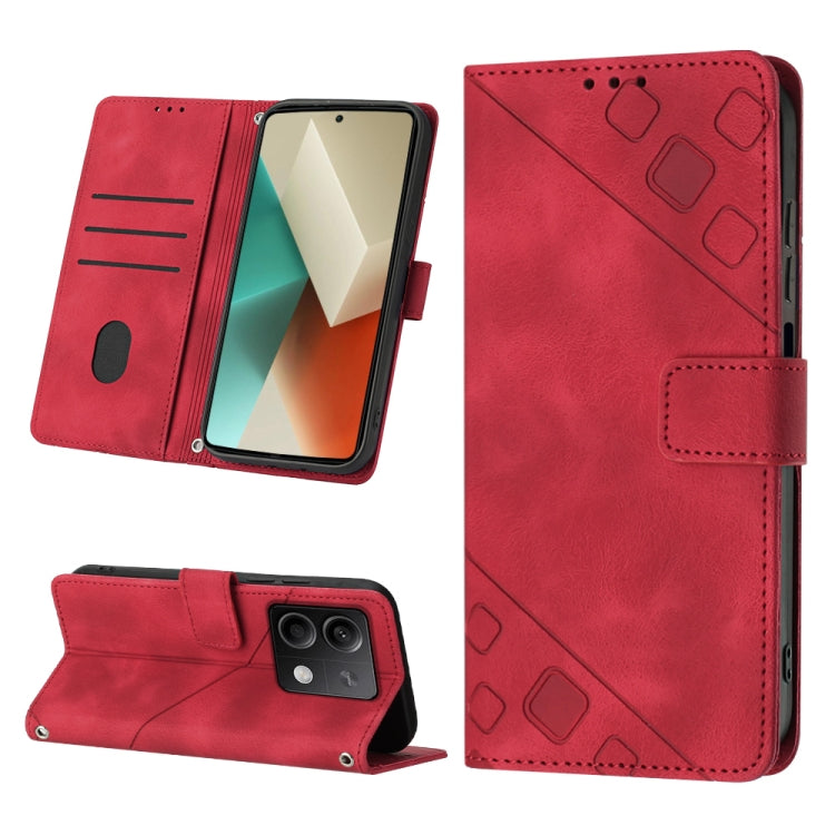 Skin Feel Embossed Leather Phone Case, For Xiaomi 14 Ultra, For Xiaomi 14 Pro, For Xiaomi 14, For Xiaomi Redmi Note 13 5G Global, For Xiaomi Redmi 13C, For Xiaomi Redmi Note 13 Pro+ 5G, For Xiaomi Redmi Note 13 Pro 5G Global                            ...