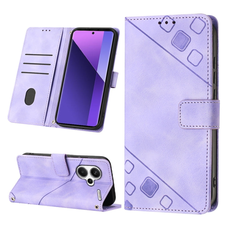 Skin Feel Embossed Leather Phone Case, For Xiaomi 14 Ultra, For Xiaomi 14 Pro, For Xiaomi 14, For Xiaomi Redmi Note 13 5G Global, For Xiaomi Redmi 13C, For Xiaomi Redmi Note 13 Pro+ 5G, For Xiaomi Redmi Note 13 Pro 5G Global                            ...