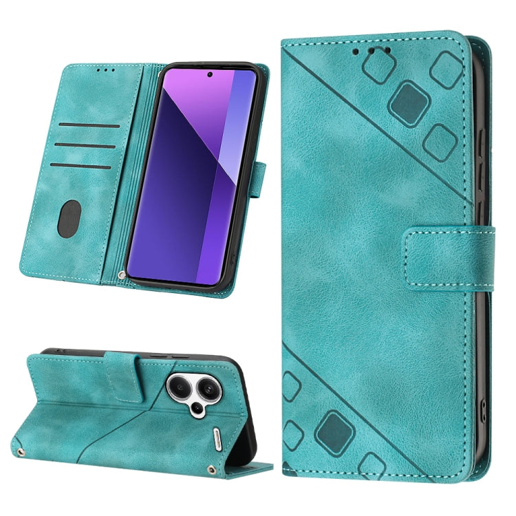 Skin Feel Embossed Leather Phone Case, For Xiaomi 14 Ultra, For Xiaomi 14 Pro, For Xiaomi 14, For Xiaomi Redmi Note 13 5G Global, For Xiaomi Redmi 13C, For Xiaomi Redmi Note 13 Pro+ 5G, For Xiaomi Redmi Note 13 Pro 5G Global                            ...