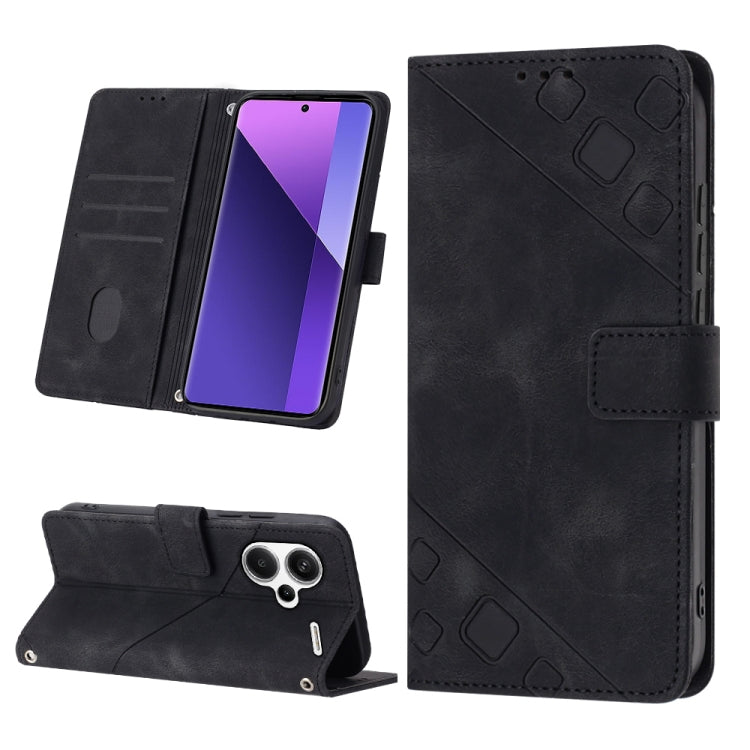 Skin Feel Embossed Leather Phone Case, For Xiaomi 14 Ultra, For Xiaomi 14 Pro, For Xiaomi 14, For Xiaomi Redmi Note 13 5G Global, For Xiaomi Redmi 13C, For Xiaomi Redmi Note 13 Pro+ 5G, For Xiaomi Redmi Note 13 Pro 5G Global                            ...