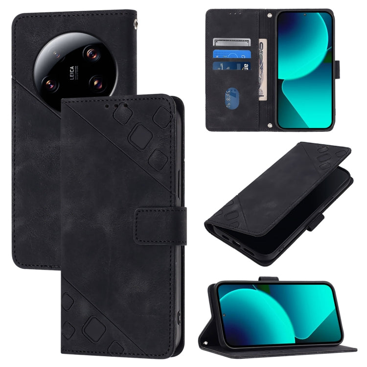 Skin Feel Embossed Leather Phone Case, For Xiaomi Redmi K70 / K70 Pro, For Xiaomi 13T, For Xiaomi Poco F5 5G/Redmi Note 12 Turbo, For Xiaomi Poco F5 Pro 5G/Redmi K60, For Xiaomi Redmi Note 12S 4G Global, For Xiaomi Poco C51 / A2+, For Xiaomi 13 Ultra  ...