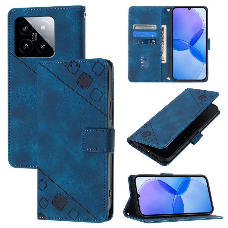 Skin Feel Embossed Leather Phone Case, For Xiaomi 14 Ultra, For Xiaomi 14 Pro, For Xiaomi 14, For Xiaomi Redmi Note 13 5G Global, For Xiaomi Redmi 13C, For Xiaomi Redmi Note 13 Pro+ 5G, For Xiaomi Redmi Note 13 Pro 5G Global                            ...