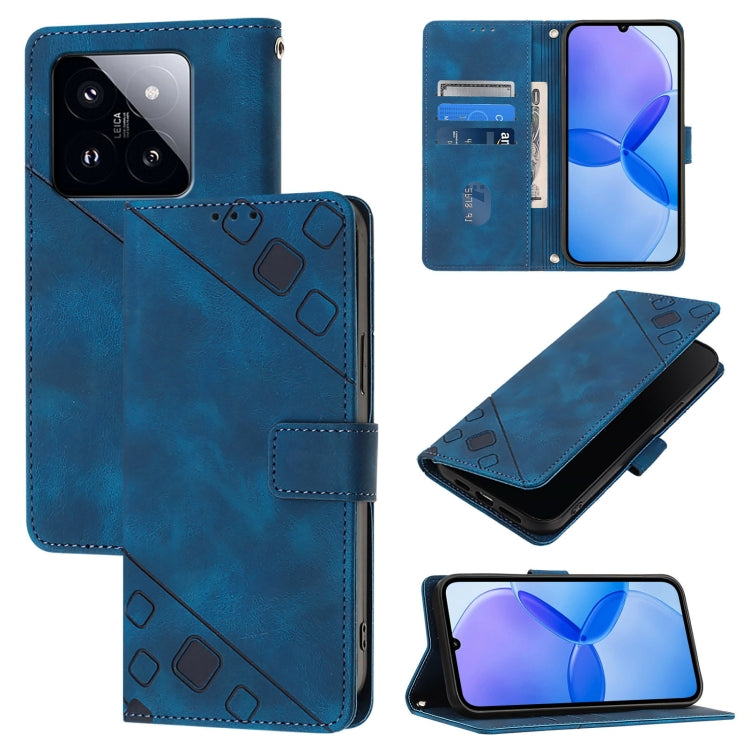 Skin Feel Embossed Leather Phone Case, For Xiaomi 14 Ultra, For Xiaomi 14 Pro, For Xiaomi 14, For Xiaomi Redmi Note 13 5G Global, For Xiaomi Redmi 13C, For Xiaomi Redmi Note 13 Pro+ 5G, For Xiaomi Redmi Note 13 Pro 5G Global                            ...
