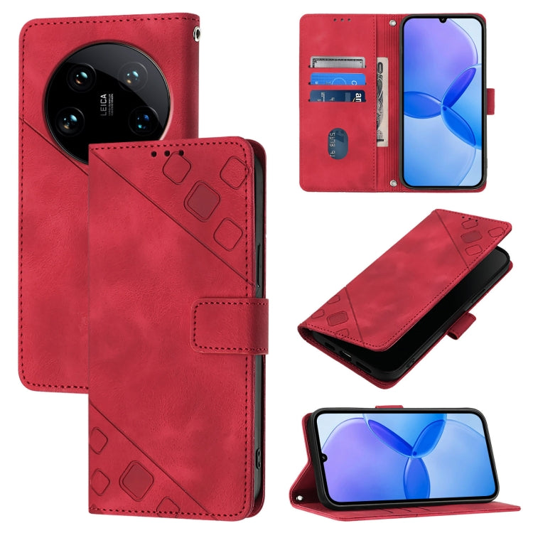 Skin Feel Embossed Leather Phone Case, For Xiaomi 14 Ultra, For Xiaomi 14 Pro, For Xiaomi 14, For Xiaomi Redmi Note 13 5G Global, For Xiaomi Redmi 13C, For Xiaomi Redmi Note 13 Pro+ 5G, For Xiaomi Redmi Note 13 Pro 5G Global                            ...