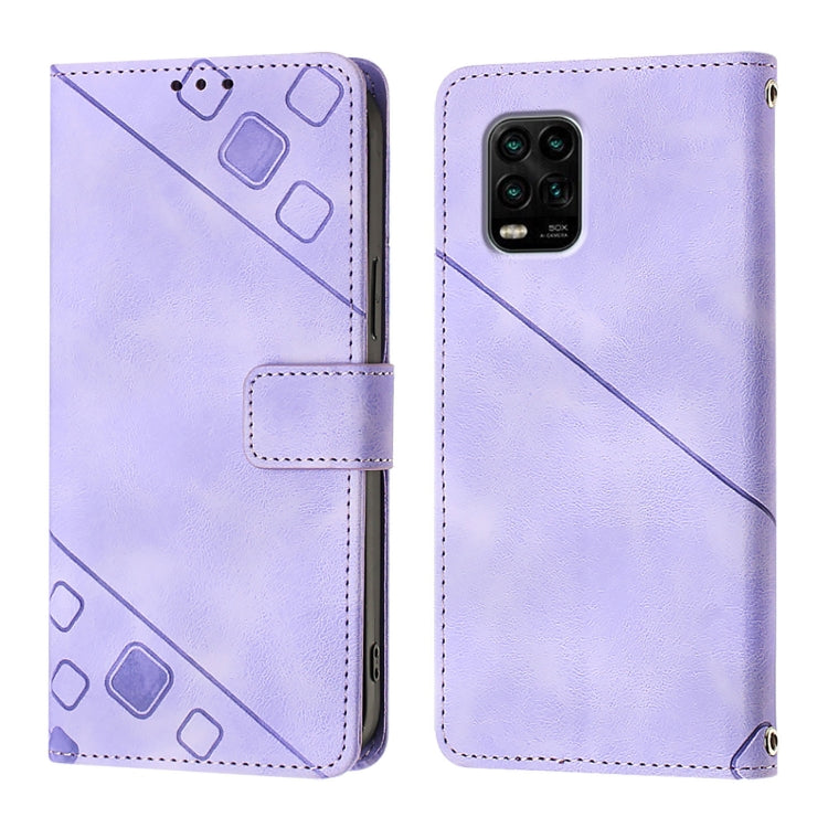 Skin Feel Embossed Leather Phone Case