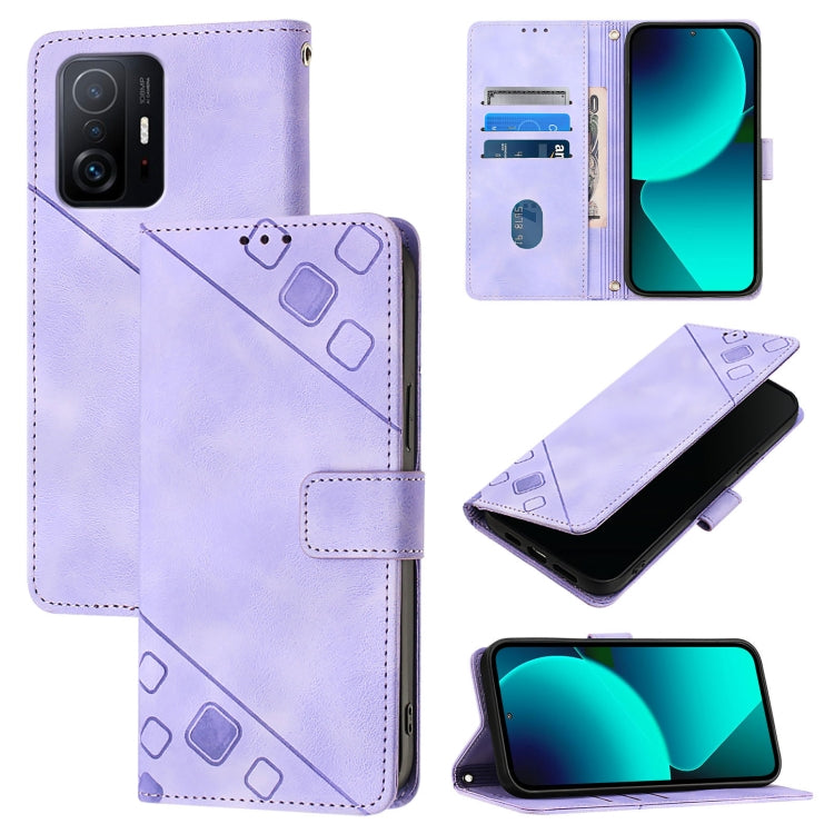 Skin Feel Embossed Leather Phone Case, For Xiaomi Mi 11 Pro, For Xiaomi Redmi Note 10 Pro 4G, For Xiaomi Poco M3 / Redmi 9 Power, For Xiaomi Redmi Note 9T Global, For Xiaomi Mi 11, For Xiaomi Redmi Note 9 4G / Redmi 10X 4G                              ...