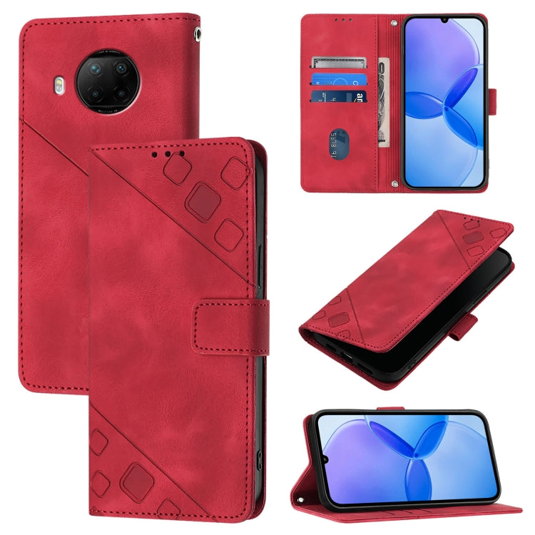 Skin Feel Embossed Leather Phone Case, For Xiaomi Mi 11 Pro, For Xiaomi Redmi Note 10 Pro 4G, For Xiaomi Poco M3 / Redmi 9 Power, For Xiaomi Redmi Note 9T Global, For Xiaomi Mi 11, For Xiaomi Redmi Note 9 4G / Redmi 10X 4G                              ...