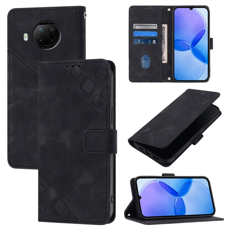Skin Feel Embossed Leather Phone Case, For Xiaomi Mi 11 Pro, For Xiaomi Redmi Note 10 Pro 4G, For Xiaomi Poco M3 / Redmi 9 Power, For Xiaomi Redmi Note 9T Global, For Xiaomi Mi 11, For Xiaomi Redmi Note 9 4G / Redmi 10X 4G                              ...