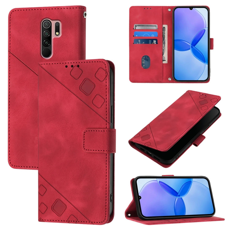 Skin Feel Embossed Leather Phone Case, For Xiaomi Redmi 9A / 9i / 9AT, For Xiaomi Poco M2 Global / Redmi 9, For Xiaomi Poco M3 Pro 5G / Redmi Note 10 5G, For Xiaomi Poco X3 GT, For Xiaomi Poco F3 / Redmi K40 / K40 Pro, For Xiaomi Poco X3 / Poco X3 Pro ...