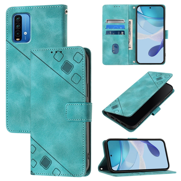 Skin Feel Embossed Leather Phone Case, For Xiaomi Mi 11 Pro, For Xiaomi Redmi Note 10 Pro 4G, For Xiaomi Poco M3 / Redmi 9 Power, For Xiaomi Redmi Note 9T Global, For Xiaomi Mi 11, For Xiaomi Redmi Note 9 4G / Redmi 10X 4G                              ...