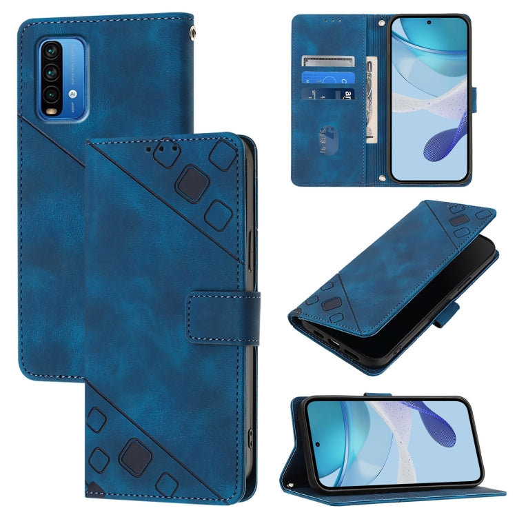 Skin Feel Embossed Leather Phone Case, For Xiaomi Mi 11 Pro, For Xiaomi Redmi Note 10 Pro 4G, For Xiaomi Poco M3 / Redmi 9 Power, For Xiaomi Redmi Note 9T Global, For Xiaomi Mi 11, For Xiaomi Redmi Note 9 4G / Redmi 10X 4G                              ...