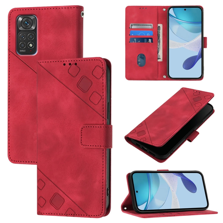 Skin Feel Embossed Leather Phone Case, For Xiaomi Civi 3, For Xiaomi Poco M5s / Redmi Note 11 SE India, For Xiaomi Poco X4 NFC 5G, For Xiaomi Redmi Note 11 Pro+ 5G EU, For Xiaomi Civi 1S, For Xiaomi Poco M4 Pro 5G / Redmi Note 11S 5G                   ...