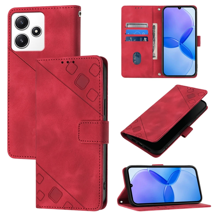 Skin Feel Embossed Leather Phone Case, For Xiaomi 14 Ultra, For Xiaomi 14 Pro, For Xiaomi 14, For Xiaomi Redmi Note 13 5G Global, For Xiaomi Redmi 13C, For Xiaomi Redmi Note 13 Pro+ 5G, For Xiaomi Redmi Note 13 Pro 5G Global                            ...