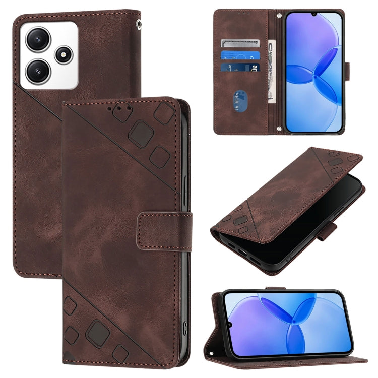 Skin Feel Embossed Leather Phone Case, For Xiaomi 14 Ultra, For Xiaomi 14 Pro, For Xiaomi 14, For Xiaomi Redmi Note 13 5G Global, For Xiaomi Redmi 13C, For Xiaomi Redmi Note 13 Pro+ 5G, For Xiaomi Redmi Note 13 Pro 5G Global                            ...