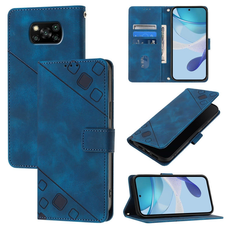 Skin Feel Embossed Leather Phone Case, For Xiaomi Redmi 9A / 9i / 9AT, For Xiaomi Poco M2 Global / Redmi 9, For Xiaomi Poco M3 Pro 5G / Redmi Note 10 5G, For Xiaomi Poco X3 GT, For Xiaomi Poco F3 / Redmi K40 / K40 Pro, For Xiaomi Poco X3 / Poco X3 Pro ...
