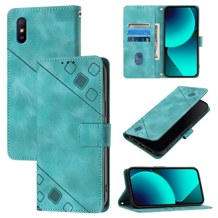 Skin Feel Embossed Leather Phone Case, For Xiaomi Redmi 9A / 9i / 9AT, For Xiaomi Poco M2 Global / Redmi 9, For Xiaomi Poco M3 Pro 5G / Redmi Note 10 5G, For Xiaomi Poco X3 GT, For Xiaomi Poco F3 / Redmi K40 / K40 Pro, For Xiaomi Poco X3 / Poco X3 Pro ...
