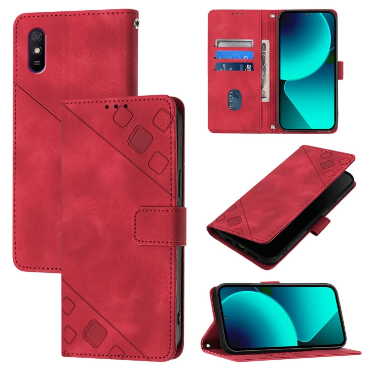 Skin Feel Embossed Leather Phone Case, For Xiaomi Redmi 9A / 9i / 9AT, For Xiaomi Poco M2 Global / Redmi 9, For Xiaomi Poco M3 Pro 5G / Redmi Note 10 5G, For Xiaomi Poco X3 GT, For Xiaomi Poco F3 / Redmi K40 / K40 Pro, For Xiaomi Poco X3 / Poco X3 Pro ...