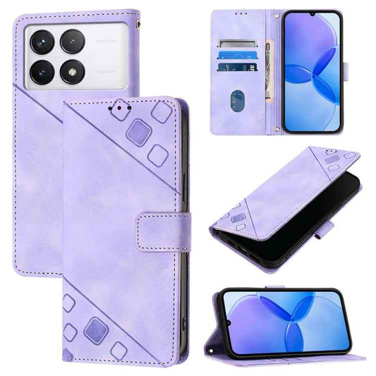 Skin Feel Embossed Leather Phone Case, For Xiaomi Redmi K70 / K70 Pro, For Xiaomi 13T, For Xiaomi Poco F5 5G/Redmi Note 12 Turbo, For Xiaomi Poco F5 Pro 5G/Redmi K60, For Xiaomi Redmi Note 12S 4G Global, For Xiaomi Poco C51 / A2+, For Xiaomi 13 Ultra  ...