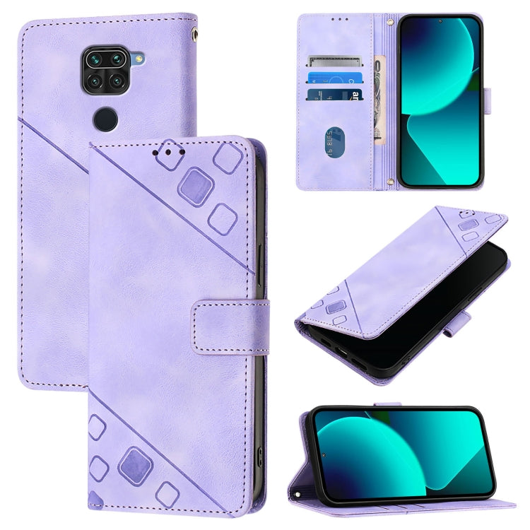 Skin Feel Embossed Leather Phone Case, For Xiaomi Mi 11 Pro, For Xiaomi Redmi Note 10 Pro 4G, For Xiaomi Poco M3 / Redmi 9 Power, For Xiaomi Redmi Note 9T Global, For Xiaomi Mi 11, For Xiaomi Redmi Note 9 4G / Redmi 10X 4G                              ...