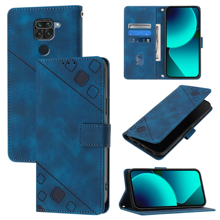 Skin Feel Embossed Leather Phone Case, For Xiaomi Mi 11 Pro, For Xiaomi Redmi Note 10 Pro 4G, For Xiaomi Poco M3 / Redmi 9 Power, For Xiaomi Redmi Note 9T Global, For Xiaomi Mi 11, For Xiaomi Redmi Note 9 4G / Redmi 10X 4G                              ...